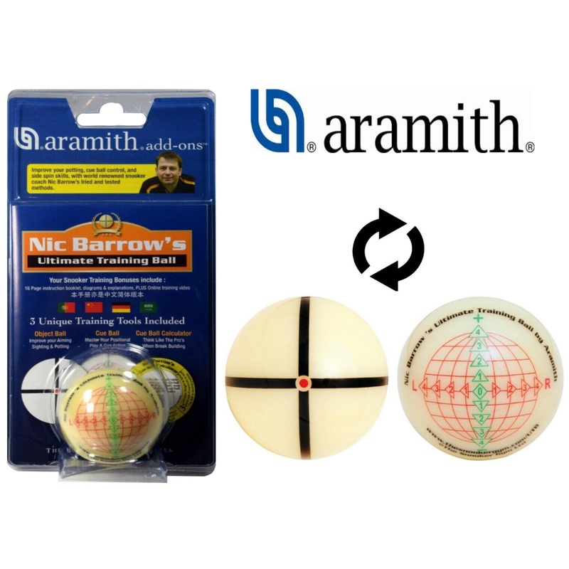 ARAMITH Ultimate Snooker Cue Training Ball by Nic Barrows 2 1/16