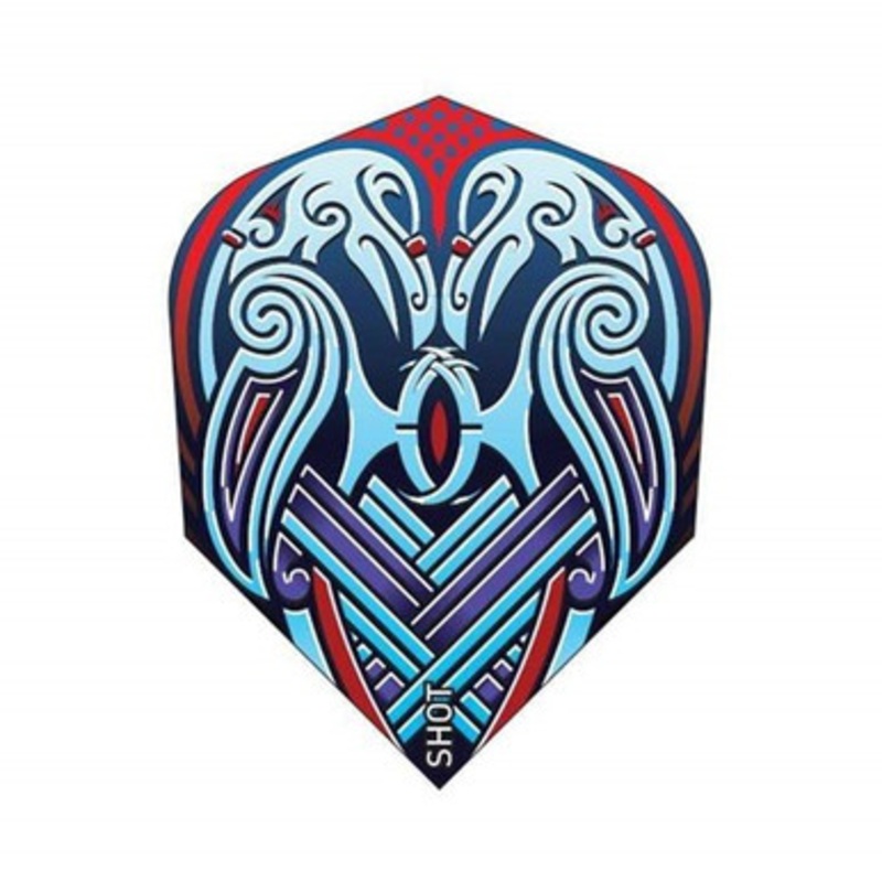 Shot Darts Viking Raven Flights – Small Standard