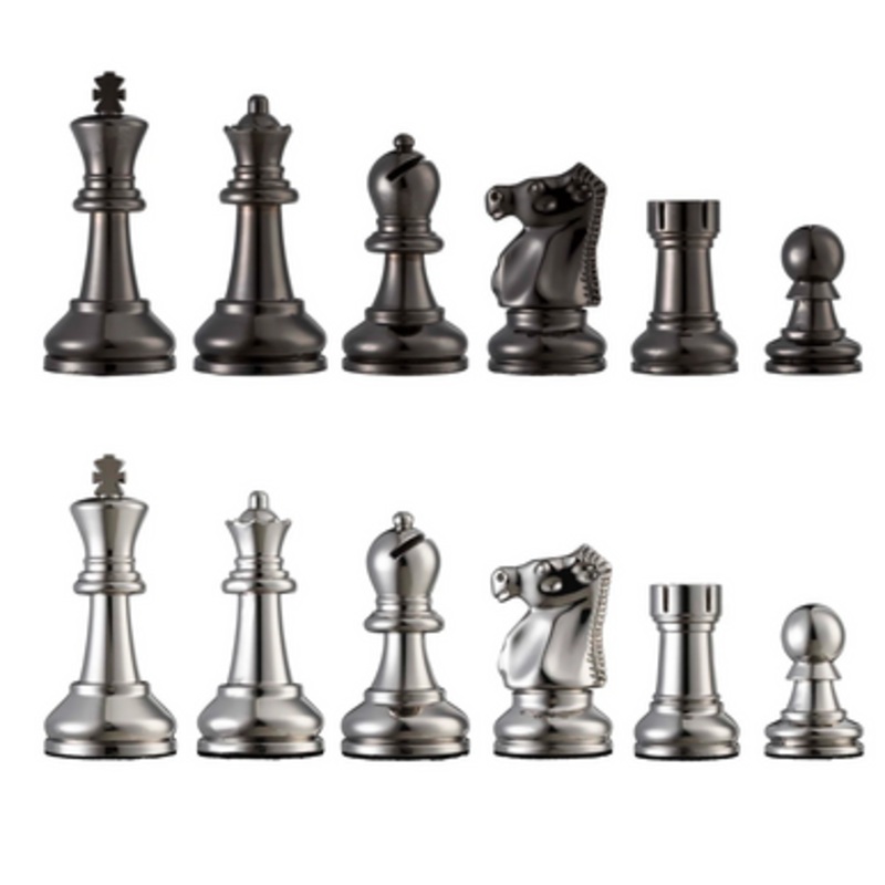 3.75 King Bobby Fischer Metal Ultimate Chess Pieces