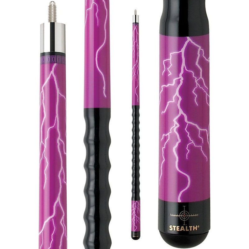 Stealth STH15 Pool Cue – Purple Lightning