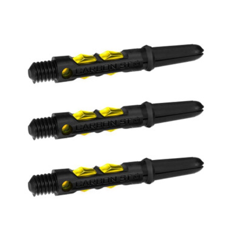 Dart World Carbon ST Black & Yellow Shaft – Short