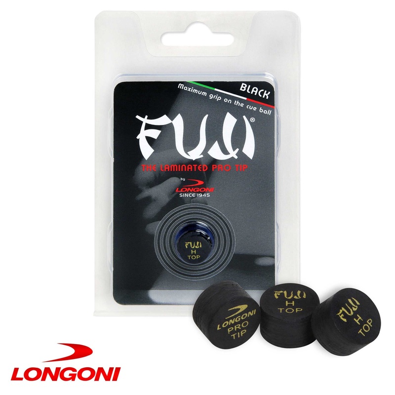 Longoni Fuji Black Cue Tip 14mm Hard 1 pc