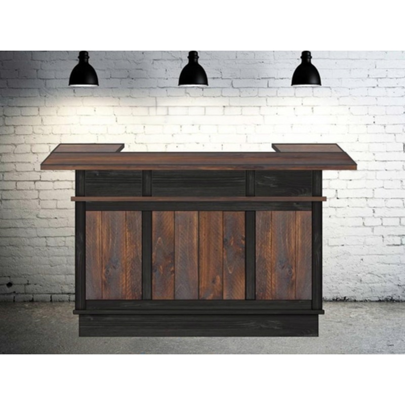 Rustic Custom Home Bar