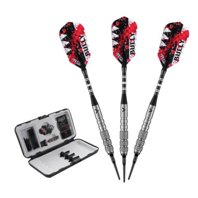 Viper Bully Tungsten Soft Tip Darts 3 Knurled Rings 18 Grams