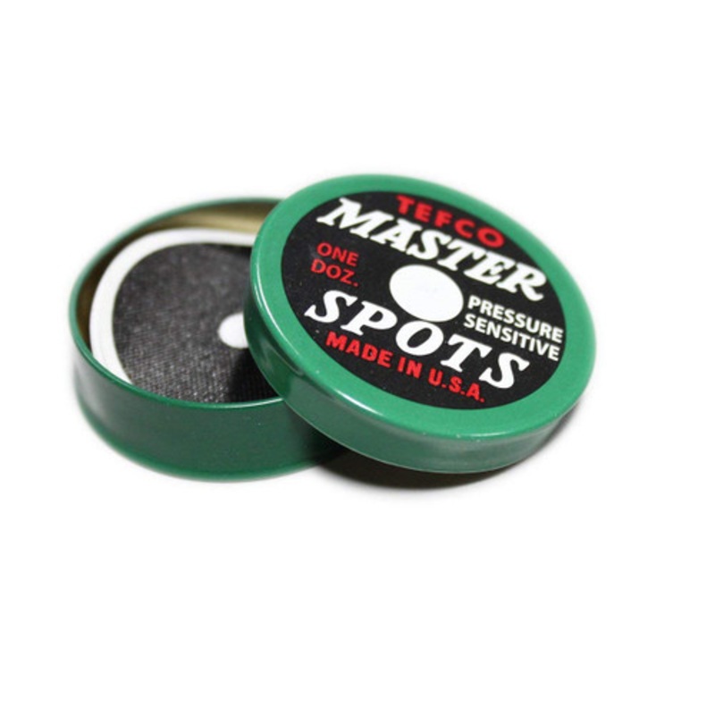 Tefco Master Billiard Table Spots, Tin of 12