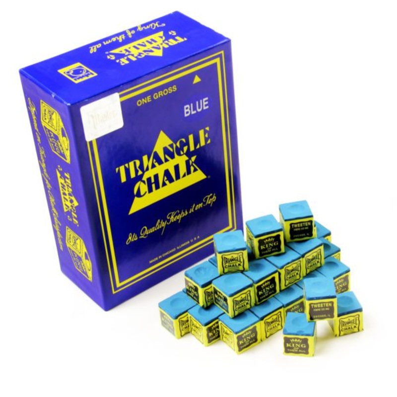 Triangle master chalk BLUE box of 144 blocks of chalk