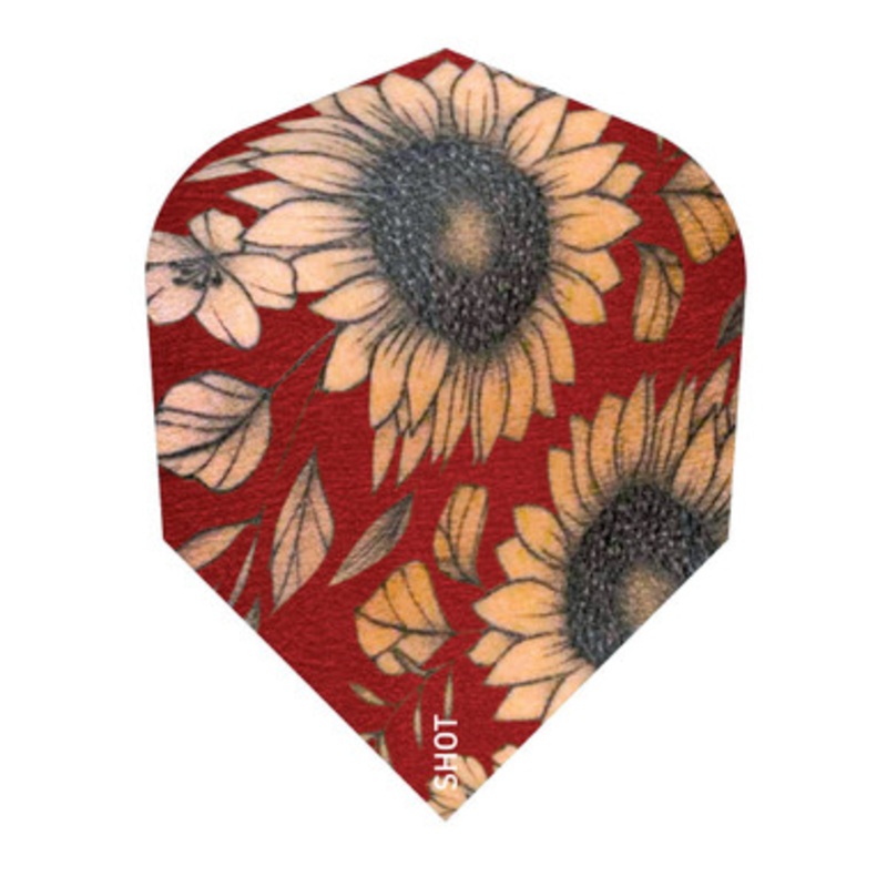 Shot Darts Sunflower Flights – Small Standard