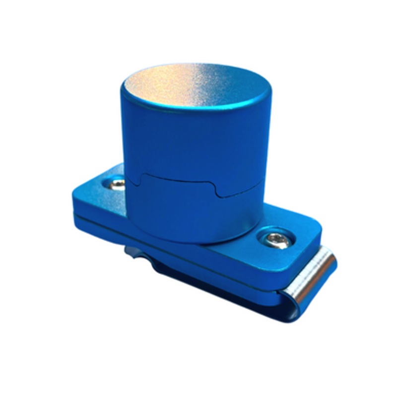 Metal Circle Magnetic Chalk Holder – Blue