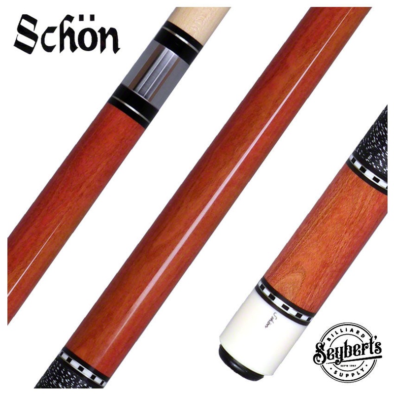 Schon STL Series Exotic Pink Ivory Wood Pool Cue – STL1PI