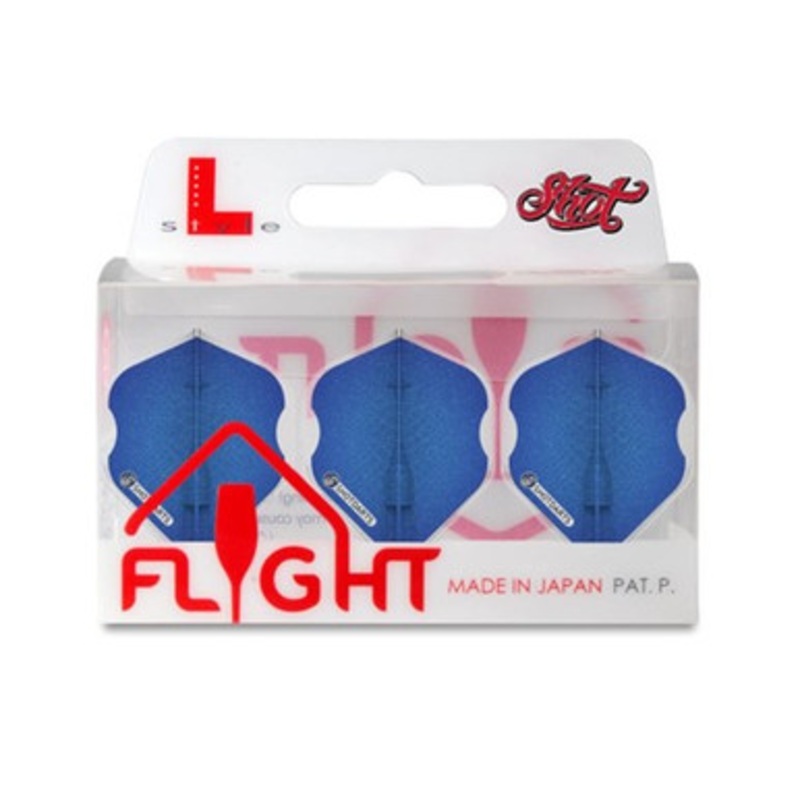 Shot Darts Americana Gator Blue Trio Flight Pack – L Style