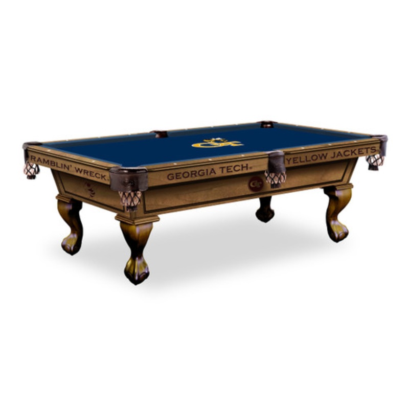 Georgia Tech Yellow Jackets Pool Table