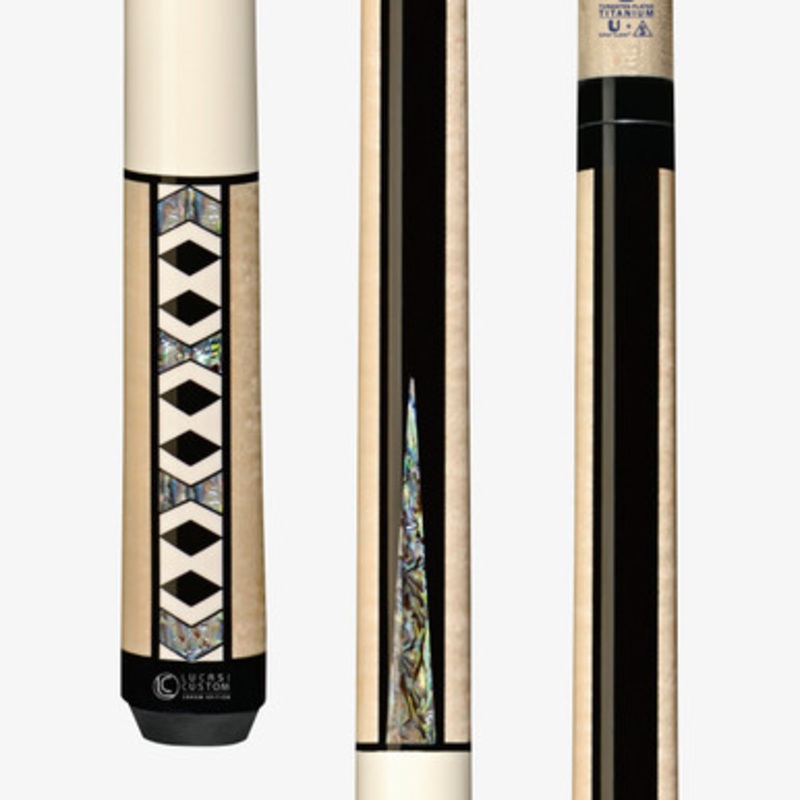 Lucasi Custom Bowtie Abalone Carom LCR51 Cue