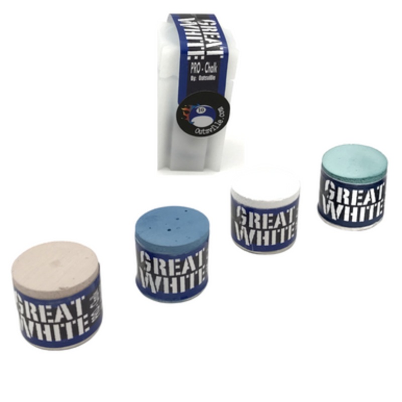 Outsville Great White Cue Chalk – 2 Pack