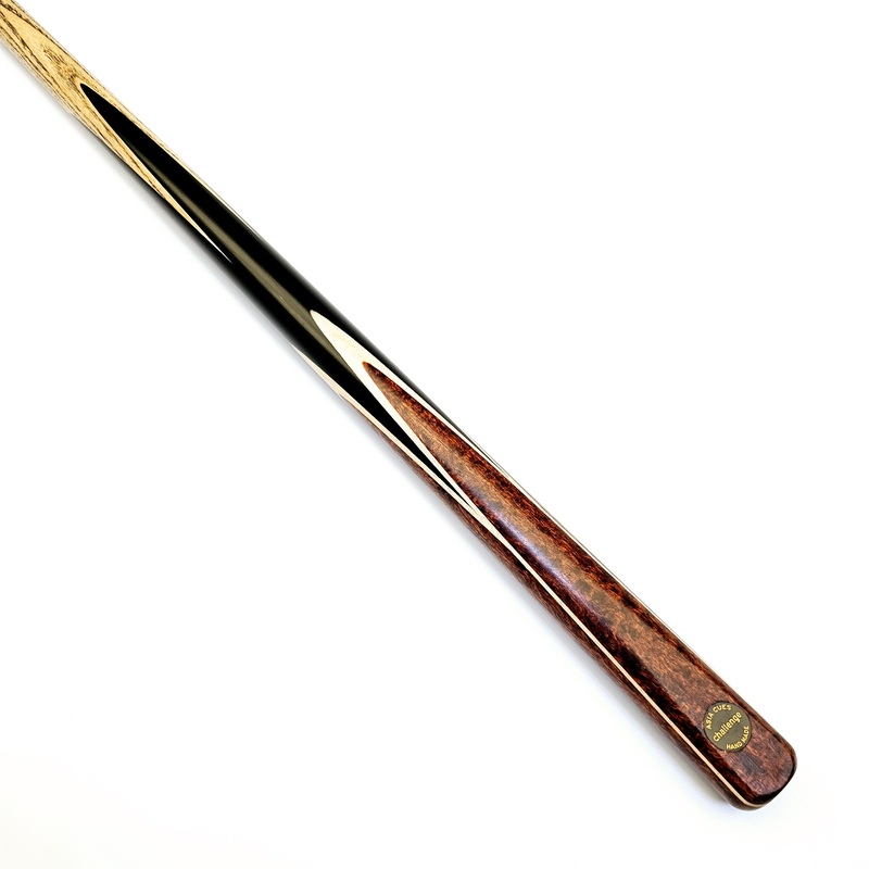 Asia Cues Challenge – One Piece Snooker Cue 9.7mm Tip, 18.4oz, 57