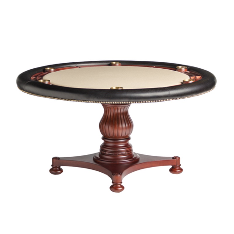 Darafeev Calais Poker Table w/ Optional Dining Top