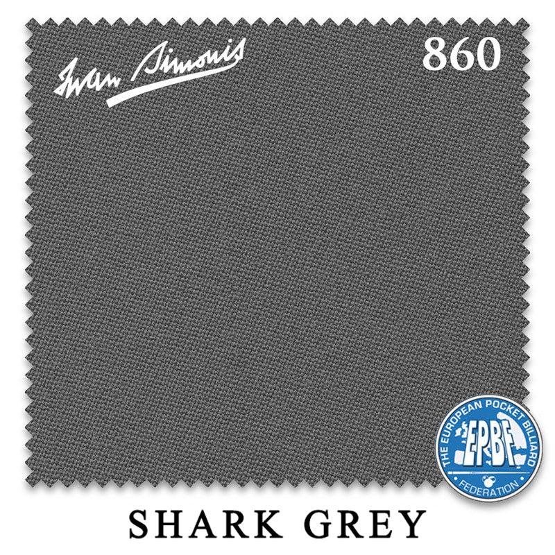 Simonis 860 Shark Grey for 6 Rails