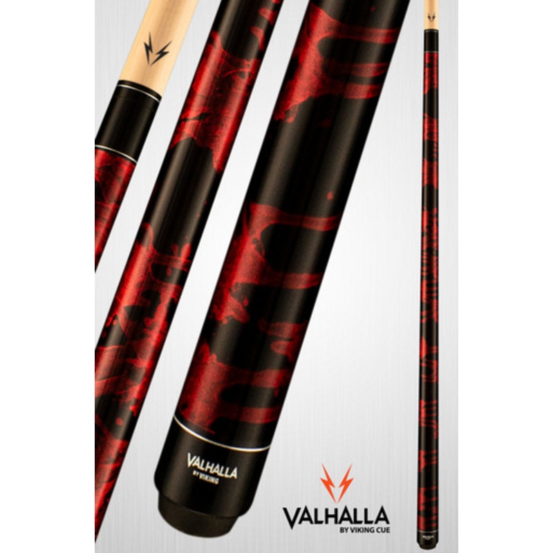 Valhalla VA212 Red Marble Maple Cue