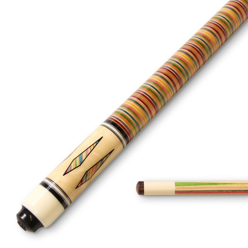 WOW!! McDermott CHOPS 9 ball cue LIMITED EDITION ..Made from recycled skate boards!