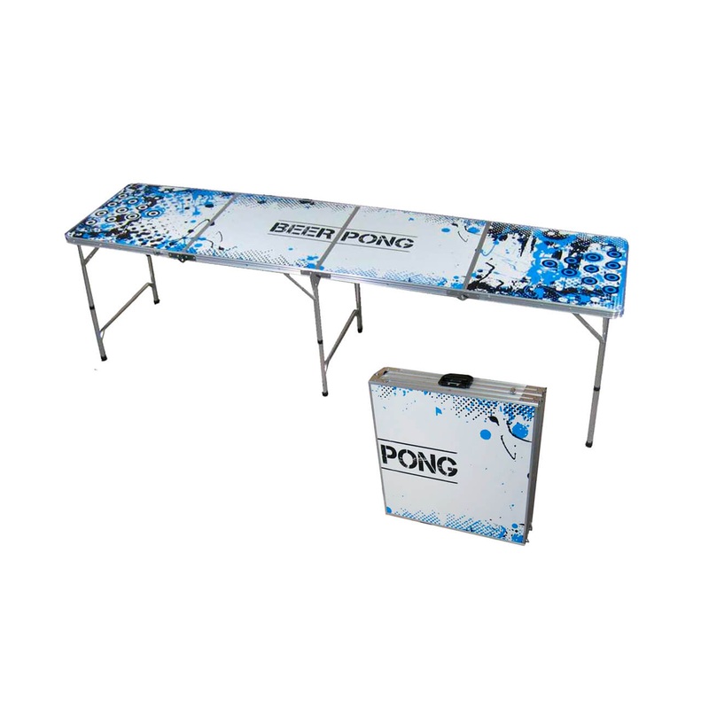 8′ JETT BEER PONG TABLE PORTABLE WITH CASE