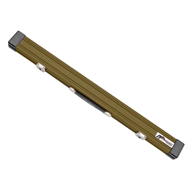 CUE CRAFT aluminium case for centre jointed cues BRONZE