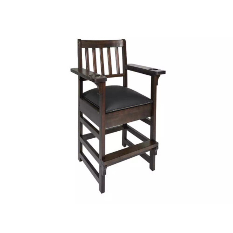 Presidential King Spectator Chair Gray Walnut