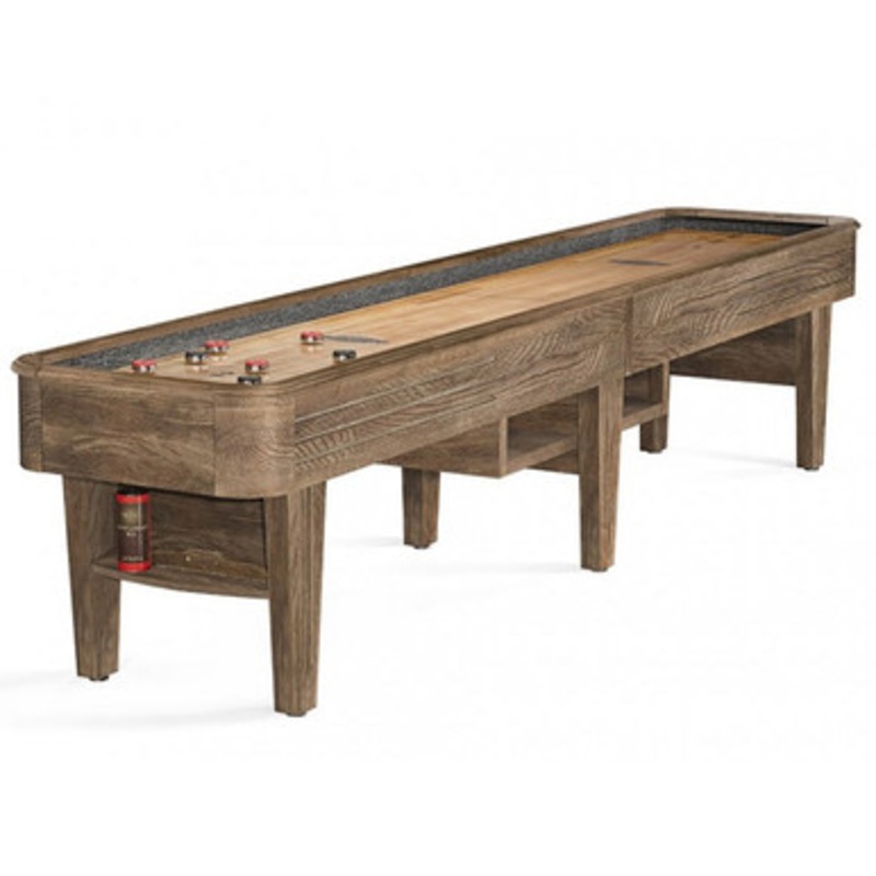 Brunswick Andover Rustic Dark Brown Shuffleboard Table