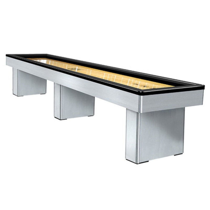 Olhausen Monarch Brushed Aluminum Shuffleboard