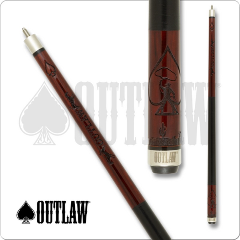 Outlaw OL55 Cowboy with Lasso Pool Cue
