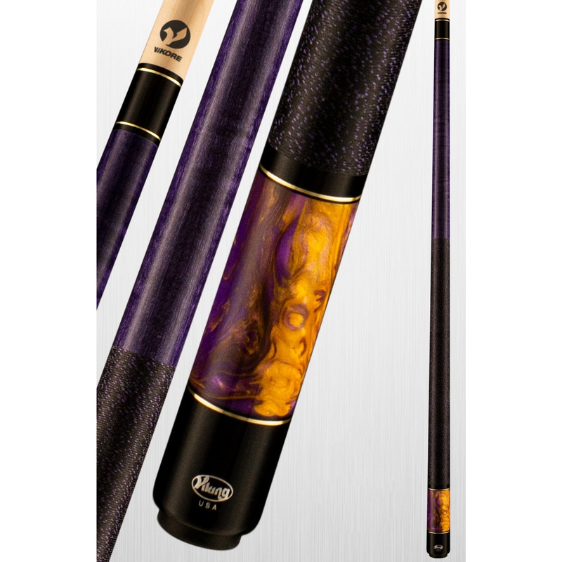 Viking Bedlam BE0106 Purple Haze Pool Cue | Vikore Shaft