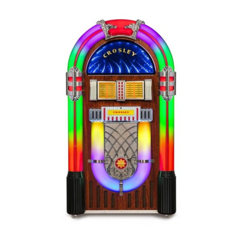 Crosley Digital LED Jukebox with Bluetooth – Walnut