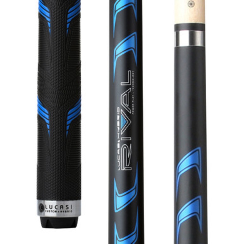 Lucasi Rival Hybrid LHRV21 Cue – Black/Blue