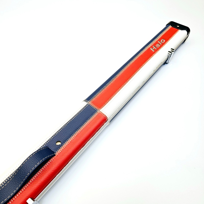 Peradon Limited Edition Halo Red, White & Blue Block One Piece Cue Case