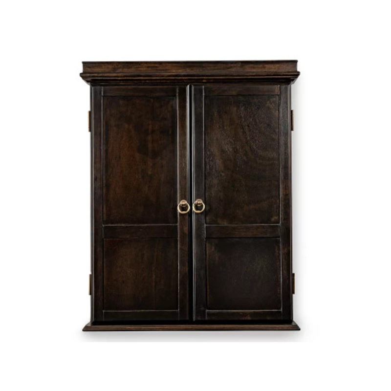 Presidential Classic Dartboard Cabinet Gray Walnut
