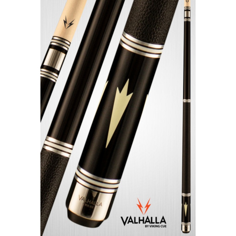 Valhalla VA901 Black Stain with Leather Wrap Cue