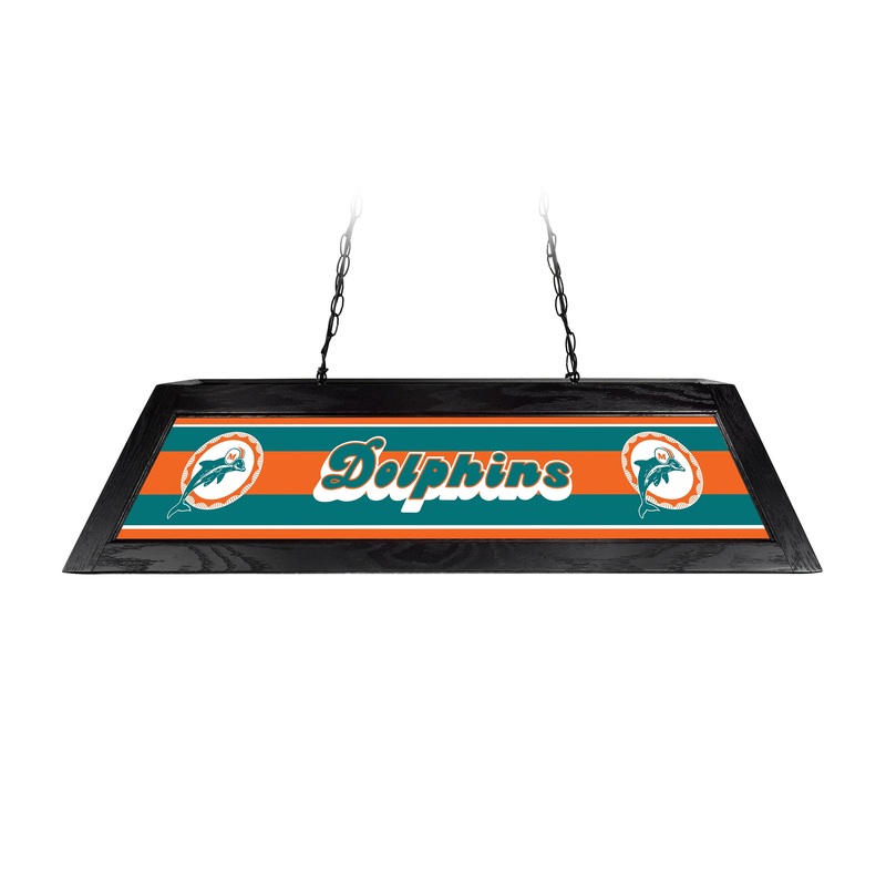 Miami Dolphins 42 Billiard Lamp