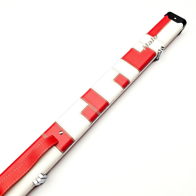 Peradon Limited Edition Red & White Patch Halo 3/4 Cue Case