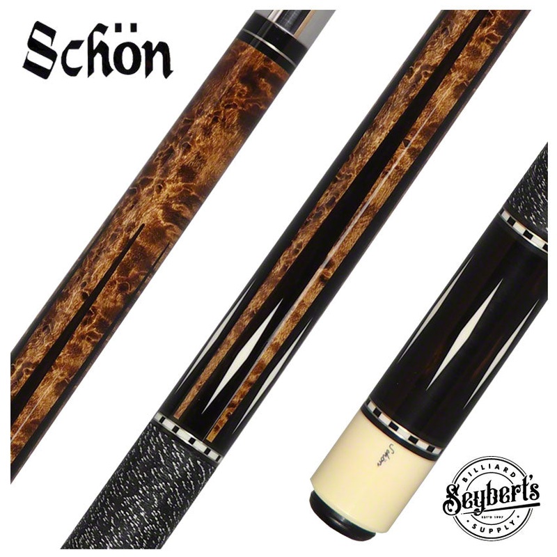 Schon STL Series Pool Cue – Dark Stain – STL13DS