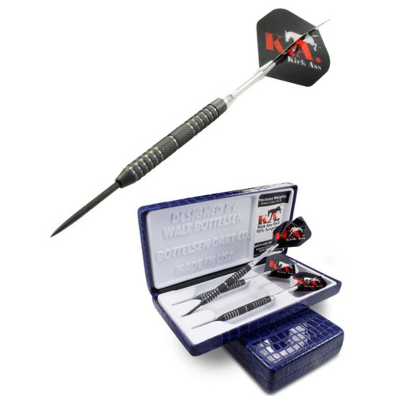 Bottelsen Kick Ass Coarse Black Steal Darts 26g