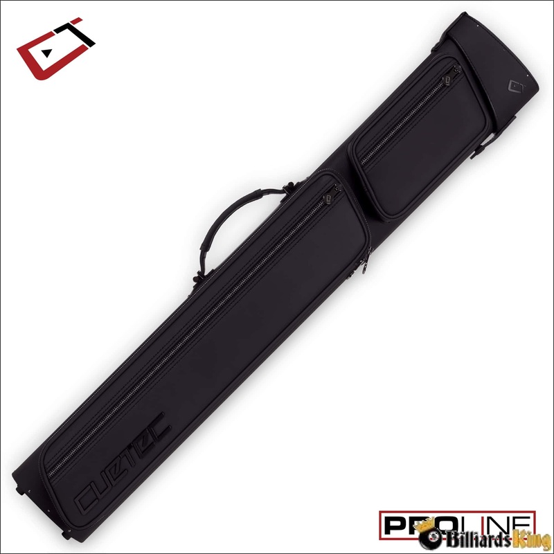 Cuetec Pro Line Black Noir 2×4 2 Butt 4 Shaft Hard Pool Cue Case 95-757