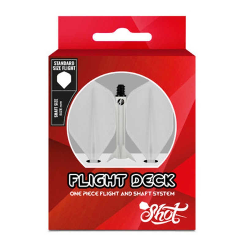 Shot Darts Flight Deck – Clear