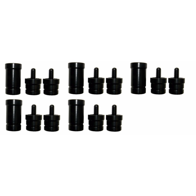 5 Sets of Pool Cue Billiard Stick Joint Protectors 5/16×18 -Joint Caps – 3 Pieces( 5 sets)