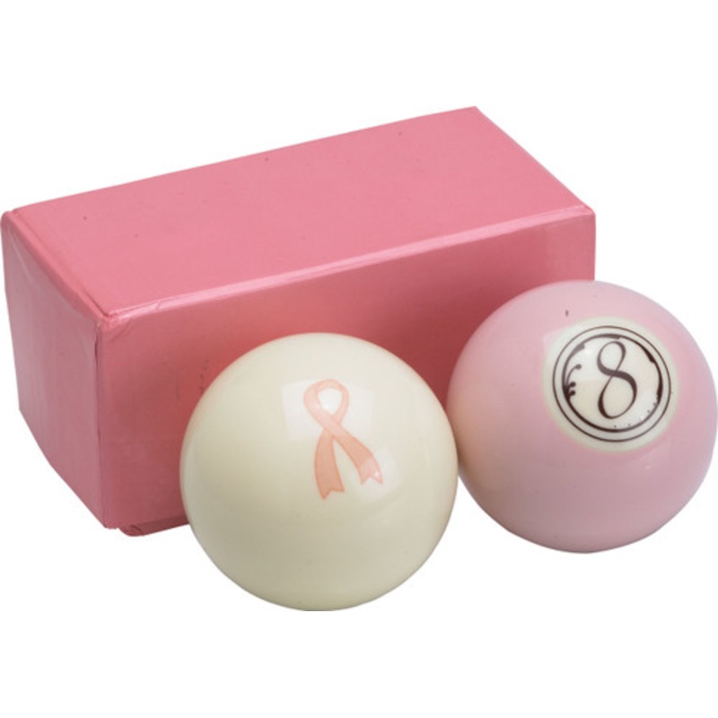 Action Breast Cancer Awareness Cue Ball & 8 Ball Set