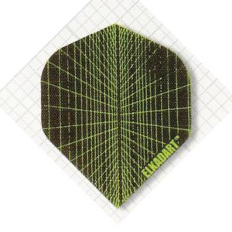Elkadart Nylon Flights – Standard Black/Green