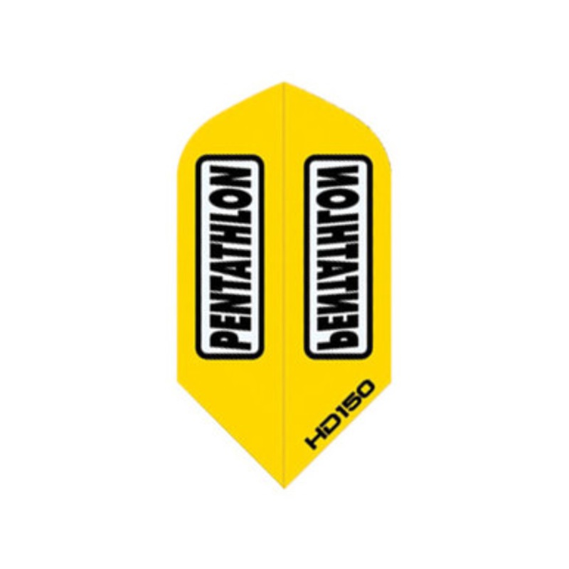 Dart World Pentathlon HD 150 Yellow Flight – Slim