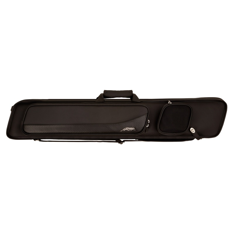 Predator sport black cue case for 3 butts and 4 shafts
