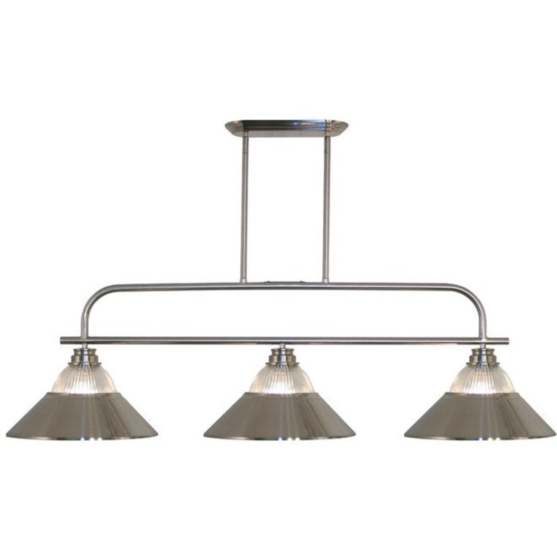 Z-Lite Annora Brushed Nickel with Ribbed Glass