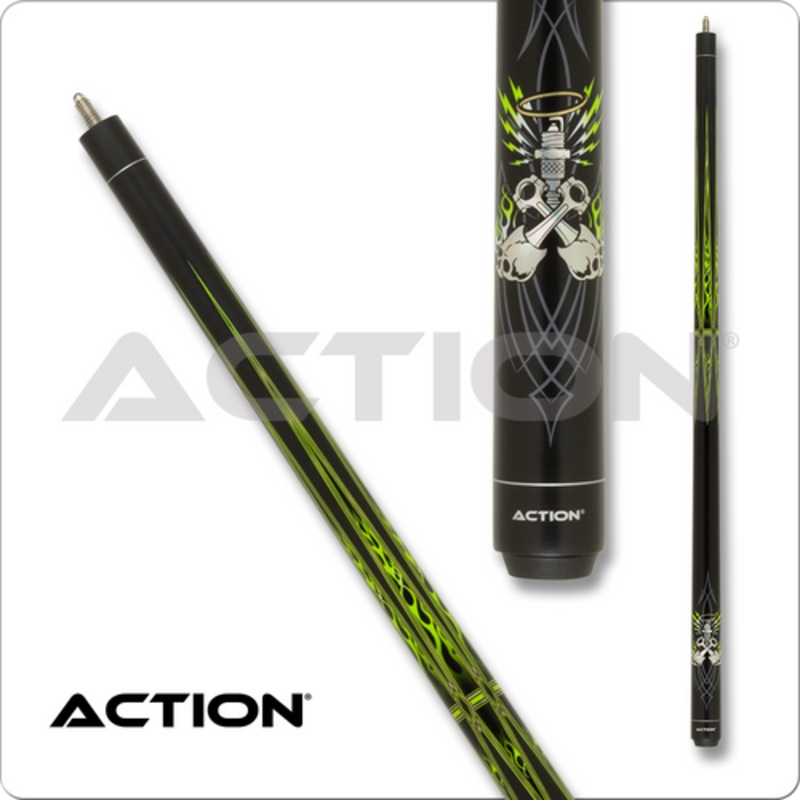 Action Garage ACT167 Pistons & Spark Plug Pool Cue