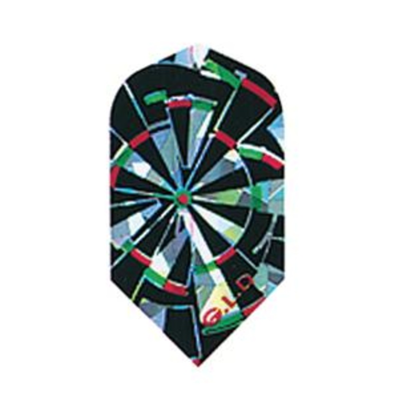 Poly Glitter Slim (Shattered Dartboard)