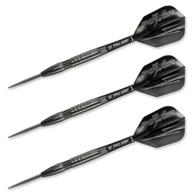 Target Power 8Zero S2 Black Steel Tip Darts 24g