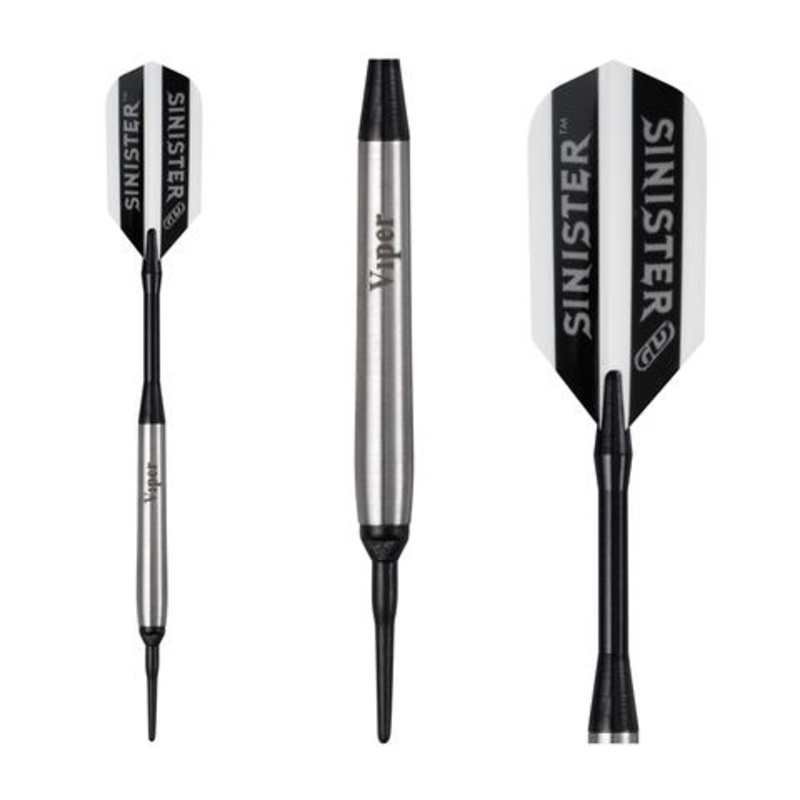 Viper Sinister Tungsten Soft Tip Darts Smooth Barrel 16 Grams